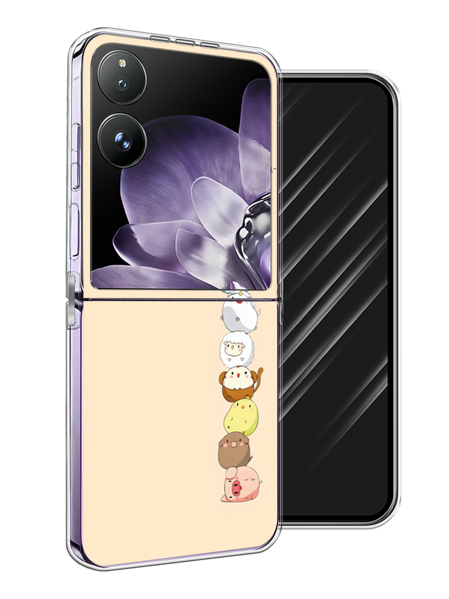 

Чехол Awog на Xiaomi Mix Flip "Питомцы Чиби", Желтый, 323150-1