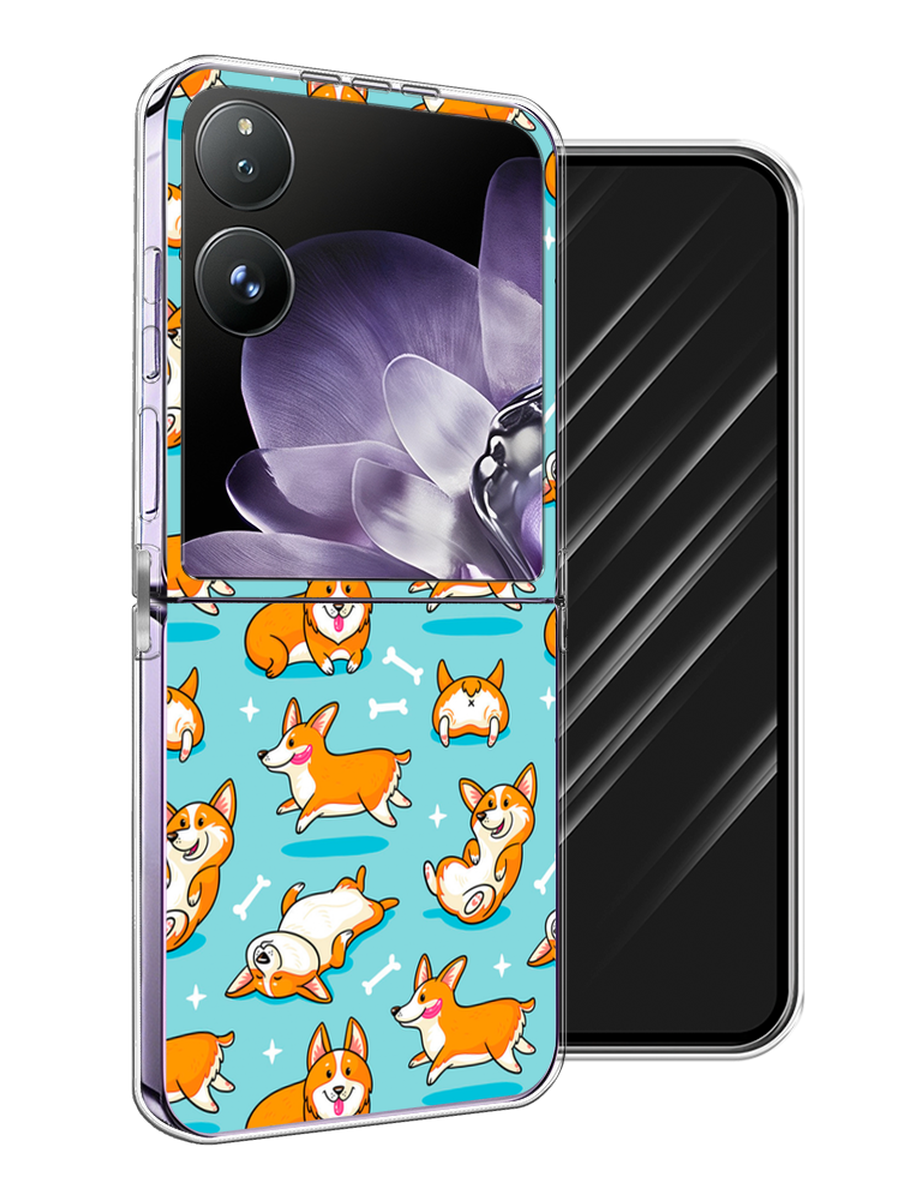

Чехол Awog на Xiaomi Mix Flip "Веселые корги", Коричневый, 323150-1