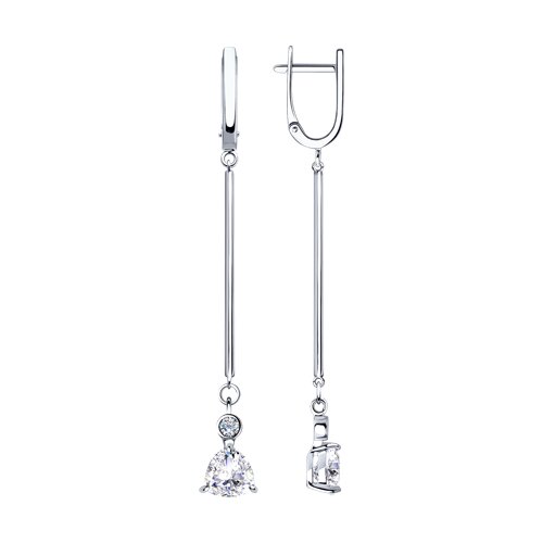 

Серьги из серебра TEO MAORI 894023387, фианит, 894023387