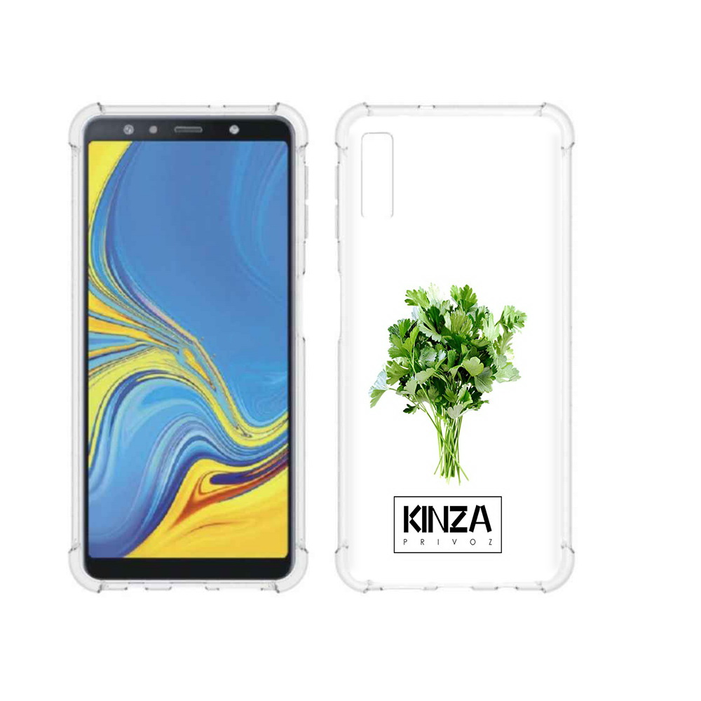 Чехол MyPads Tocco для Samsung Galaxy A7 (2018) Бренд Кинза (PT95255.558.35)
