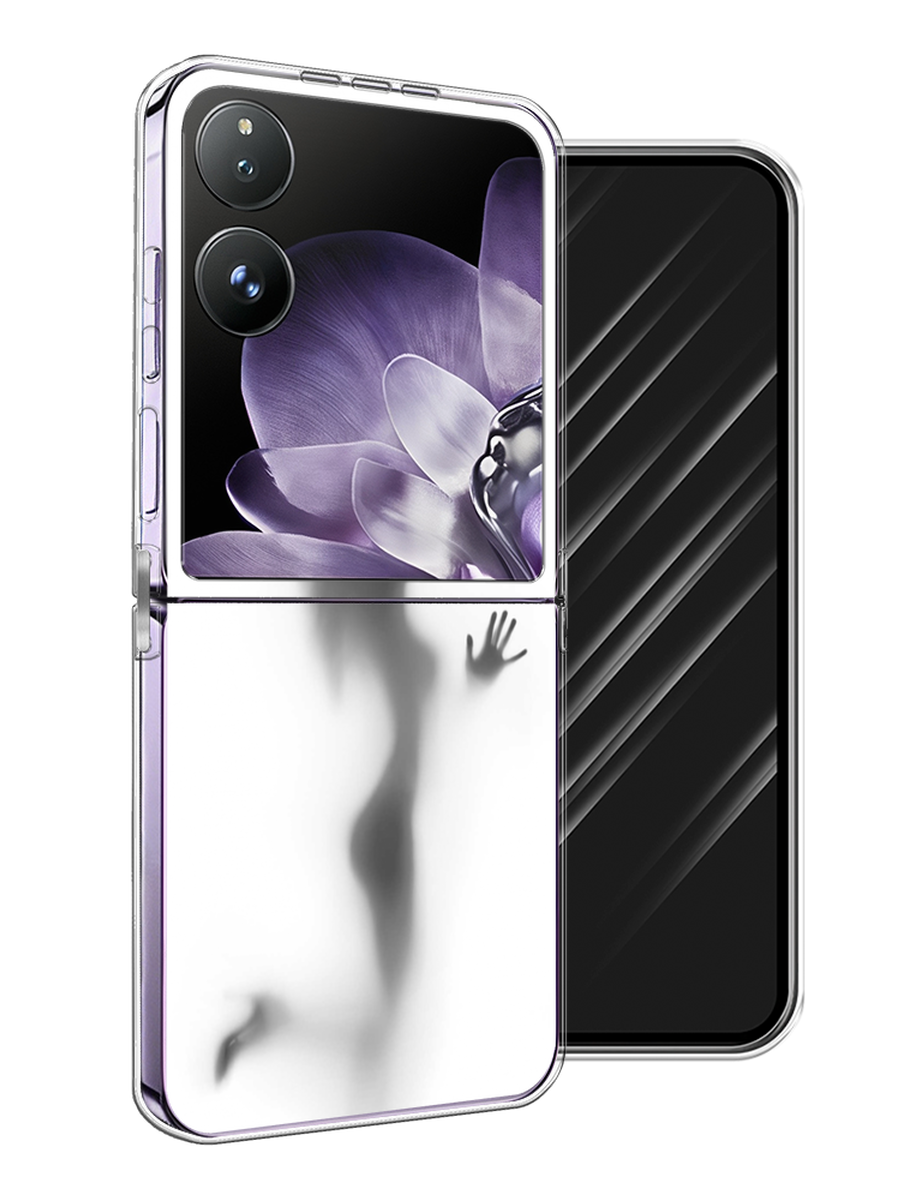 

Чехол Awog на Xiaomi Mix Flip "Стекло в душе", Белый;серый;черный, 323150-1