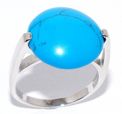 

Кольцо из серебра р.  Silver Wings 21sr0122-97, бирюза, 21sr0122-97