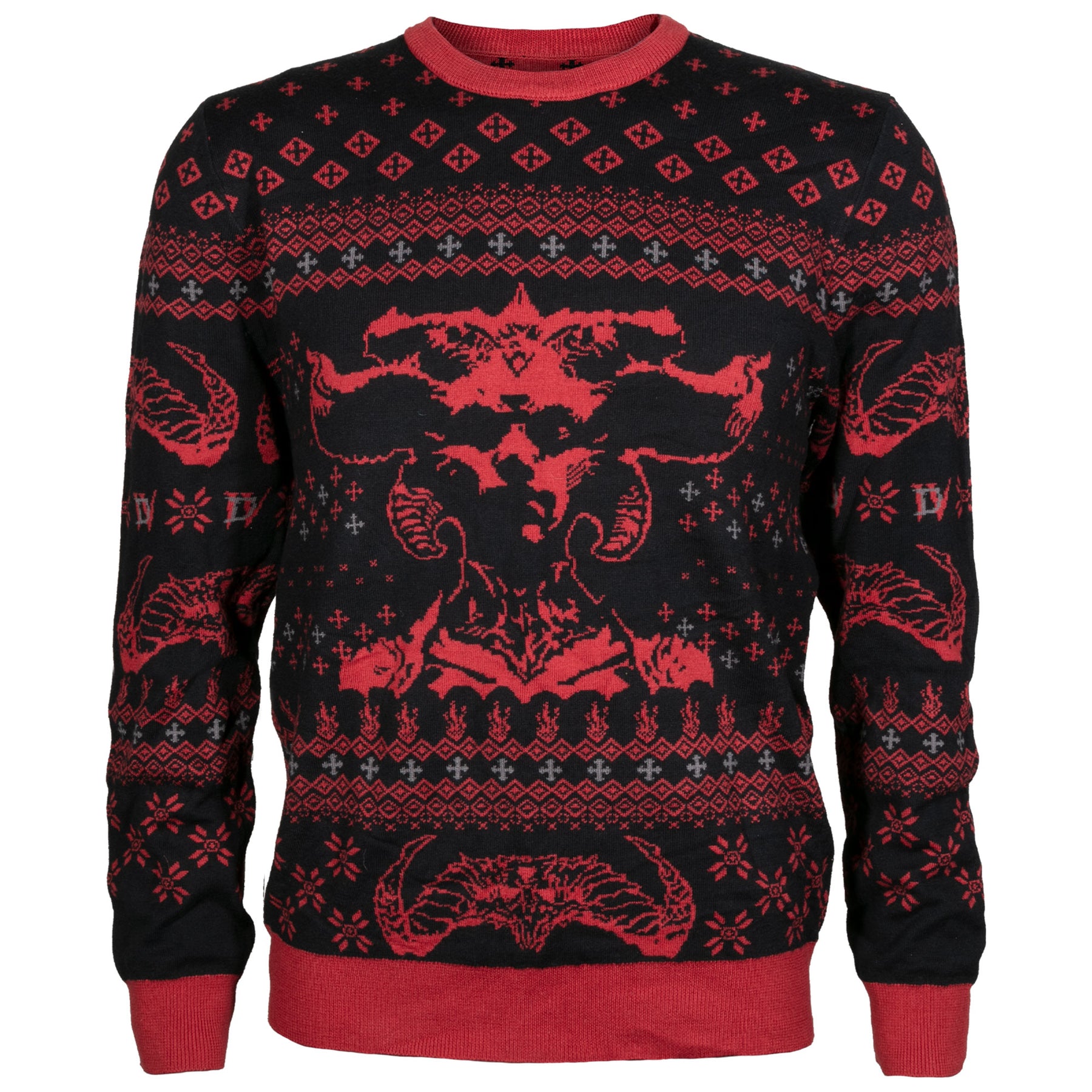 

Свитер мужской DIABLO Diablo IV Lilith Ugly Holiday Sweater черный XL, Diablo IV Lilith Ugly Holiday Sweater
