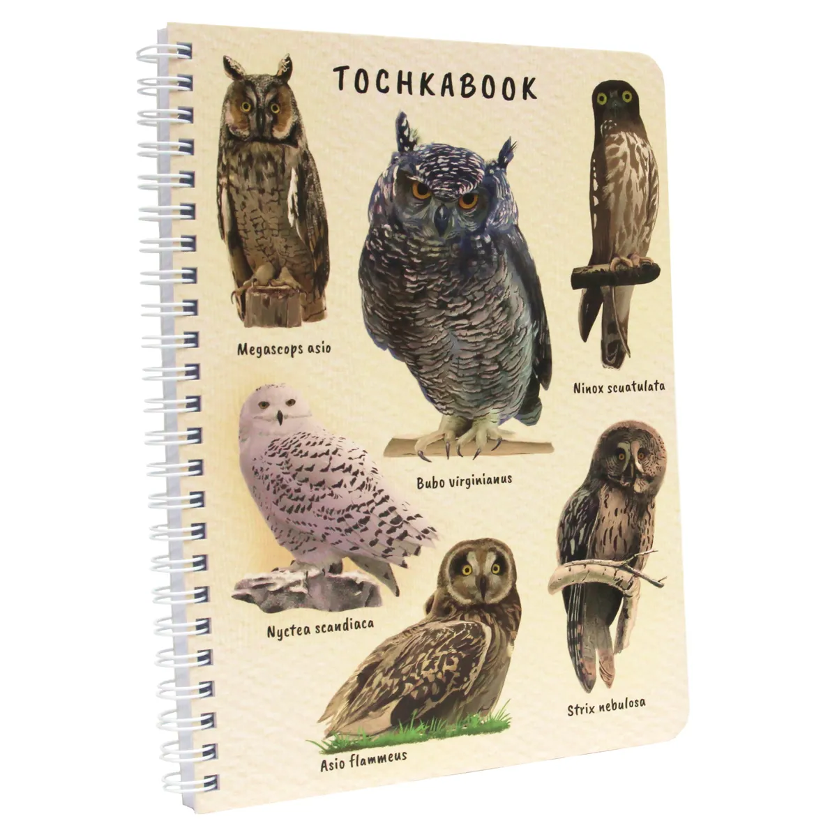 

Блокнот Tochkabook Spiral Совы 64-9538, Tochkabook Spiral