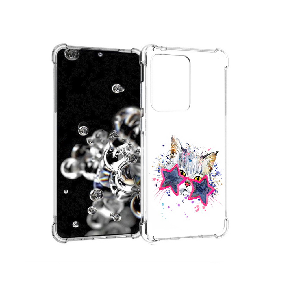 

Чехол MyPads Tocco для Samsung Galaxy S20 Ultra звездные очки (PT144384.494.353), Прозрачный, Tocco