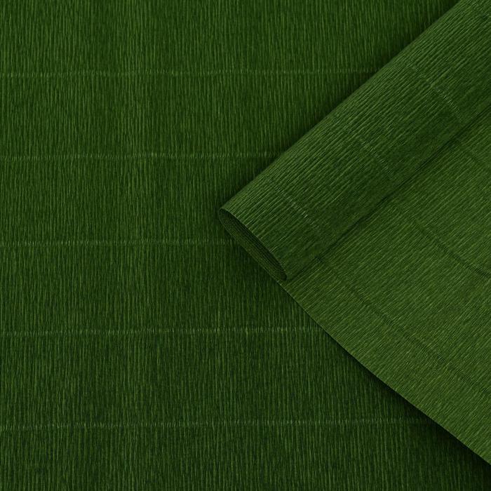 Бумага для упаковок и поделок, Cartotecnica Rossi, гофрированная, травяная, зеленая, однот