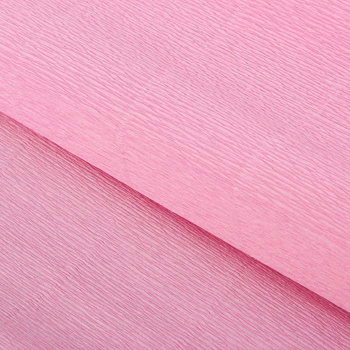 Бумага для упаковок и поделок, Cartotecnica Rossi, гофрированная, розовая, однотонная, дву