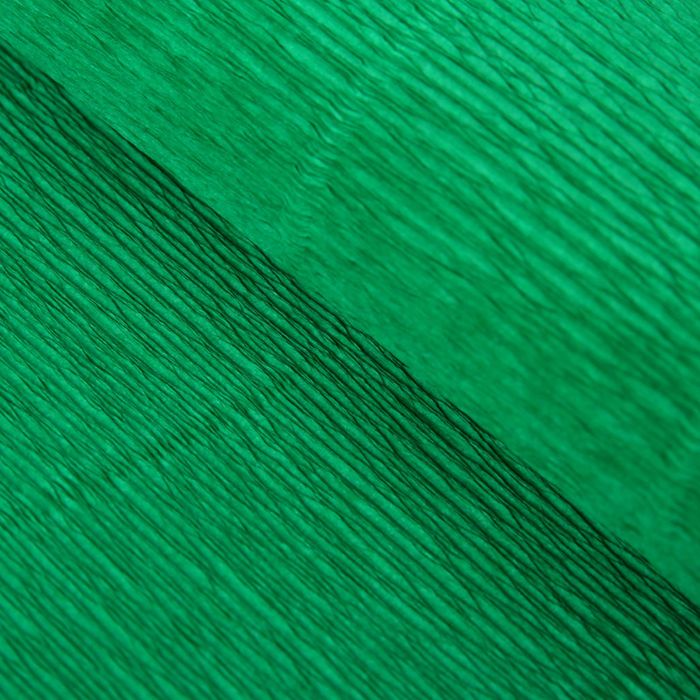 Бумага для упаковок и поделок, Cartotecnica Rossi, гофрированная, зеленая, однотонная, дву