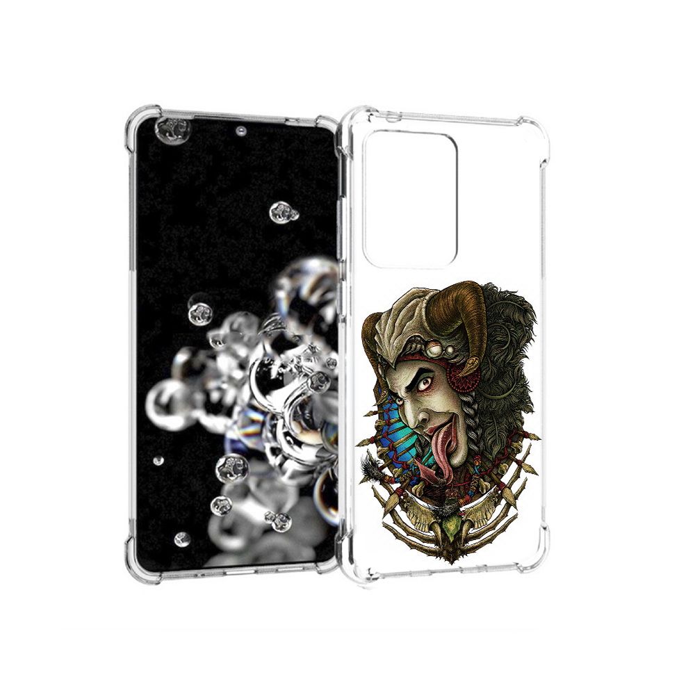 

Чехол MyPads Tocco для Samsung Galaxy S20 Ultra длинный язык (PT144384.494.330), Прозрачный, Tocco