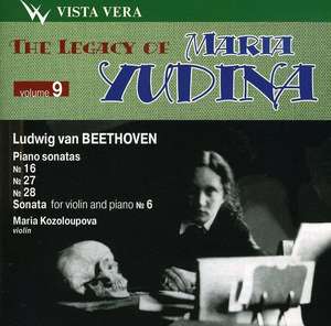 

L.V. Beethoven: Legacy of Maria Yudina 9, 1 CD