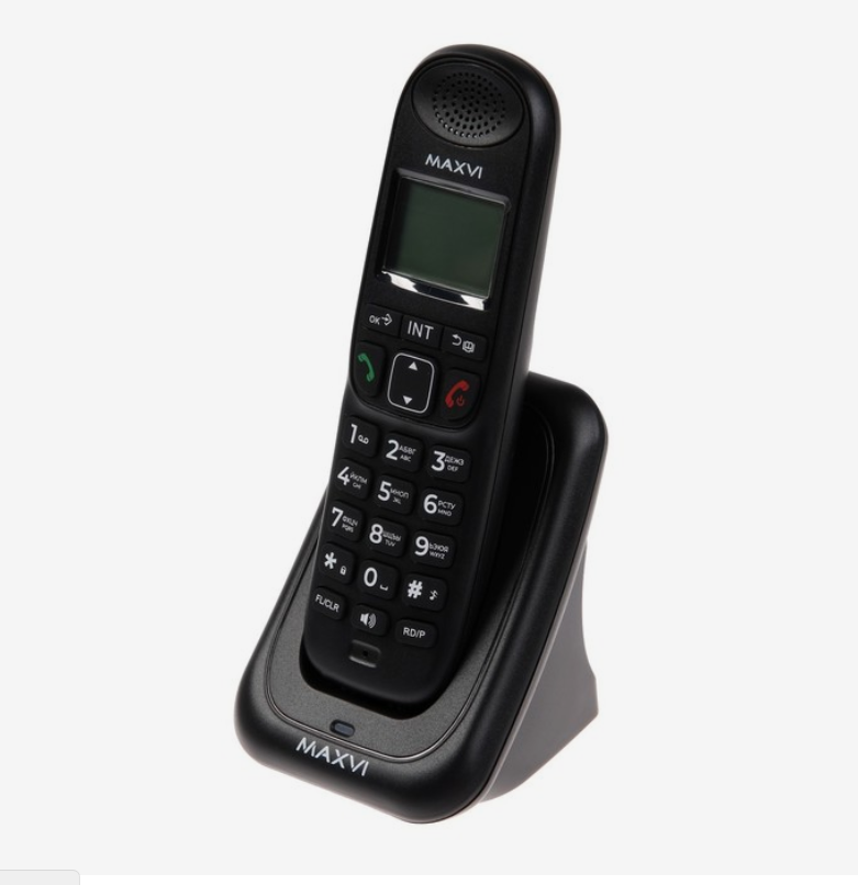 Maxvi Радиотелефон DECT Maxvi AM-01, Caller ID, интерком, спикерофон, АОН, конференц-связь 100056881281 черный