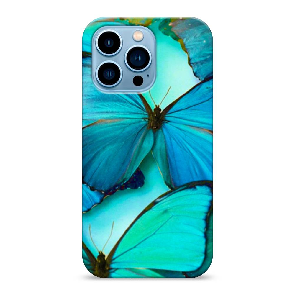 

Пластиковый чехол "Неоновые бабочки" на Apple iPhone 13 Pro, 14320-3