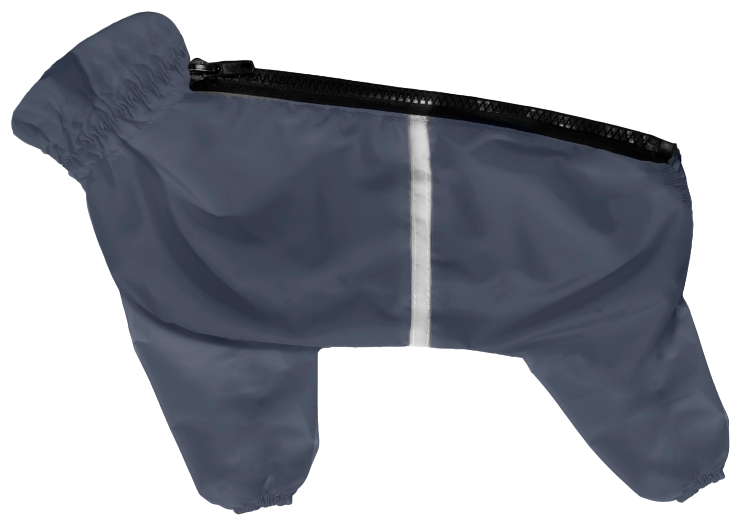 фото Дождевик для собак yami-yami одежда, унисекс, серый, №4, длина спины 23 см