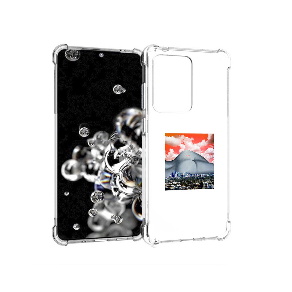 

Чехол MyPads Tocco для Samsung Galaxy S20 Ultra город с девушкой на фоне, Прозрачный, Tocco