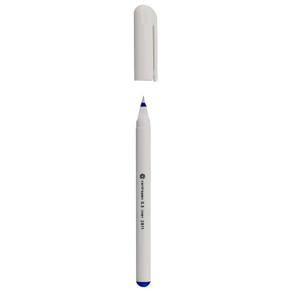 Ручка капиллярная Centropen 2811 0.3мм, круглая синяя 2811/01-06