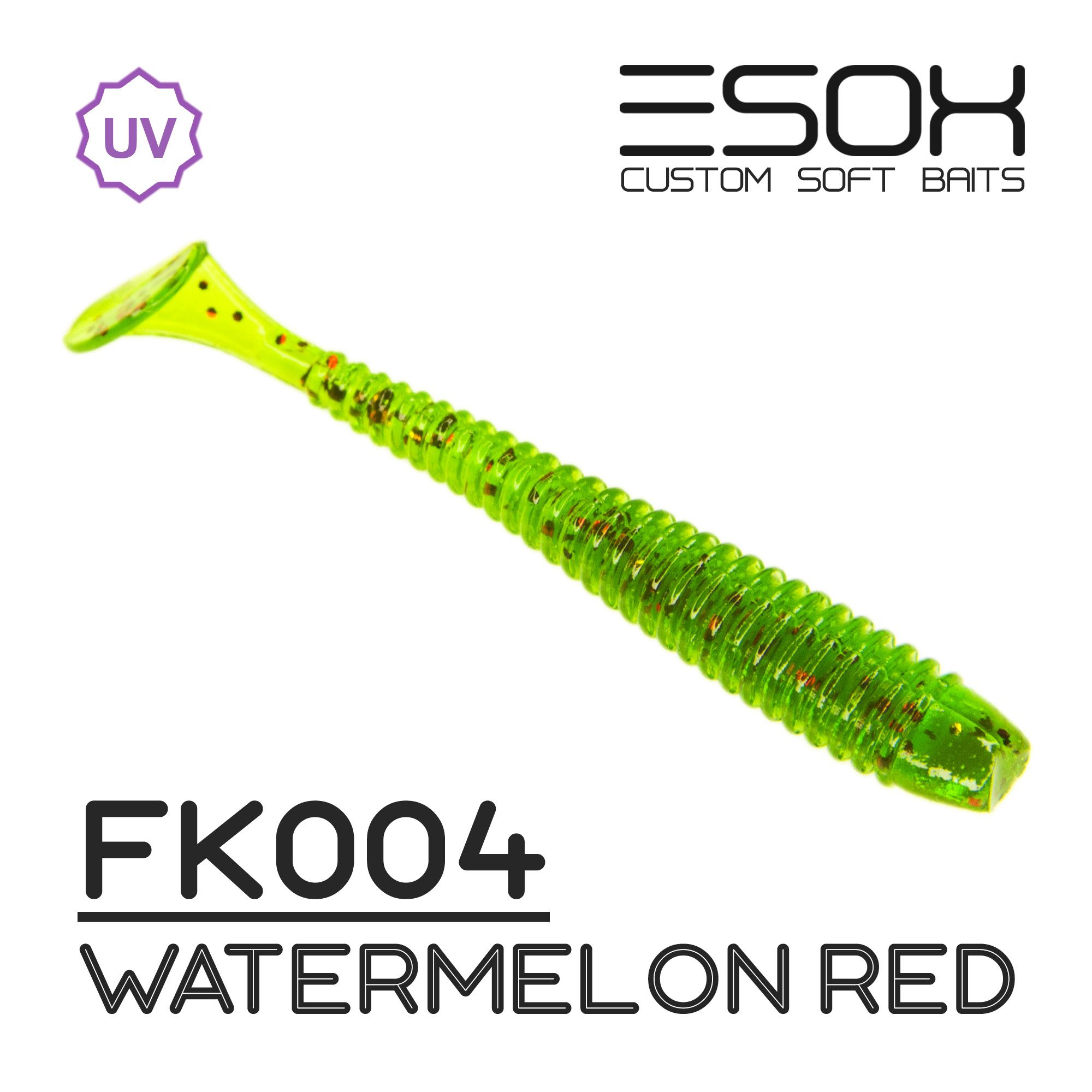 

Силиконовая приманка Esox Swinky 53 мм цвет FK004 Watermelon Red 10 шт, Swinky