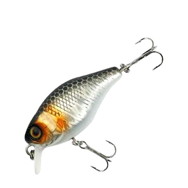 

Воблер Jackall CHUBBY 38 SILENT # UV Mat Silver & Black, Серый;серебристый;черный;коричневый, CHUBBY