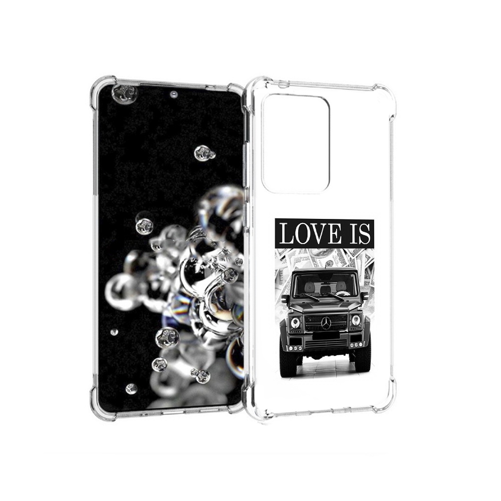 

Чехол MyPads Tocco для Samsung Galaxy S20 Ultra гелик (PT144384.494.285), Прозрачный, Tocco