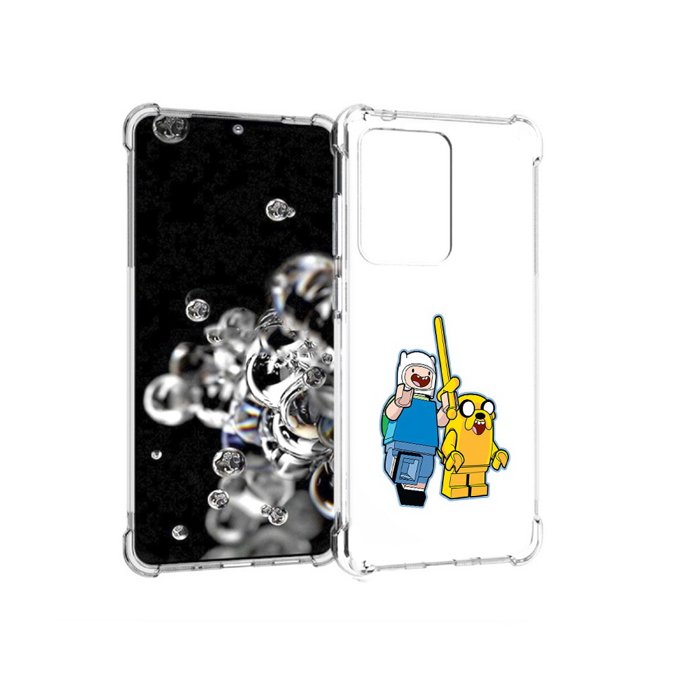 

Чехол MyPads Tocco для Samsung Galaxy S20 Ultra время приключений лего (PT144384.494.274), Прозрачный, Tocco