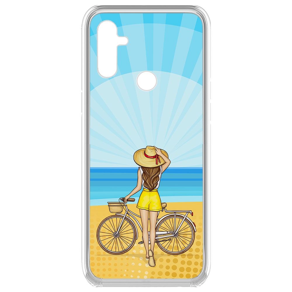 фото Чехол-накладка krutoff clear case шорты женские для realme c3