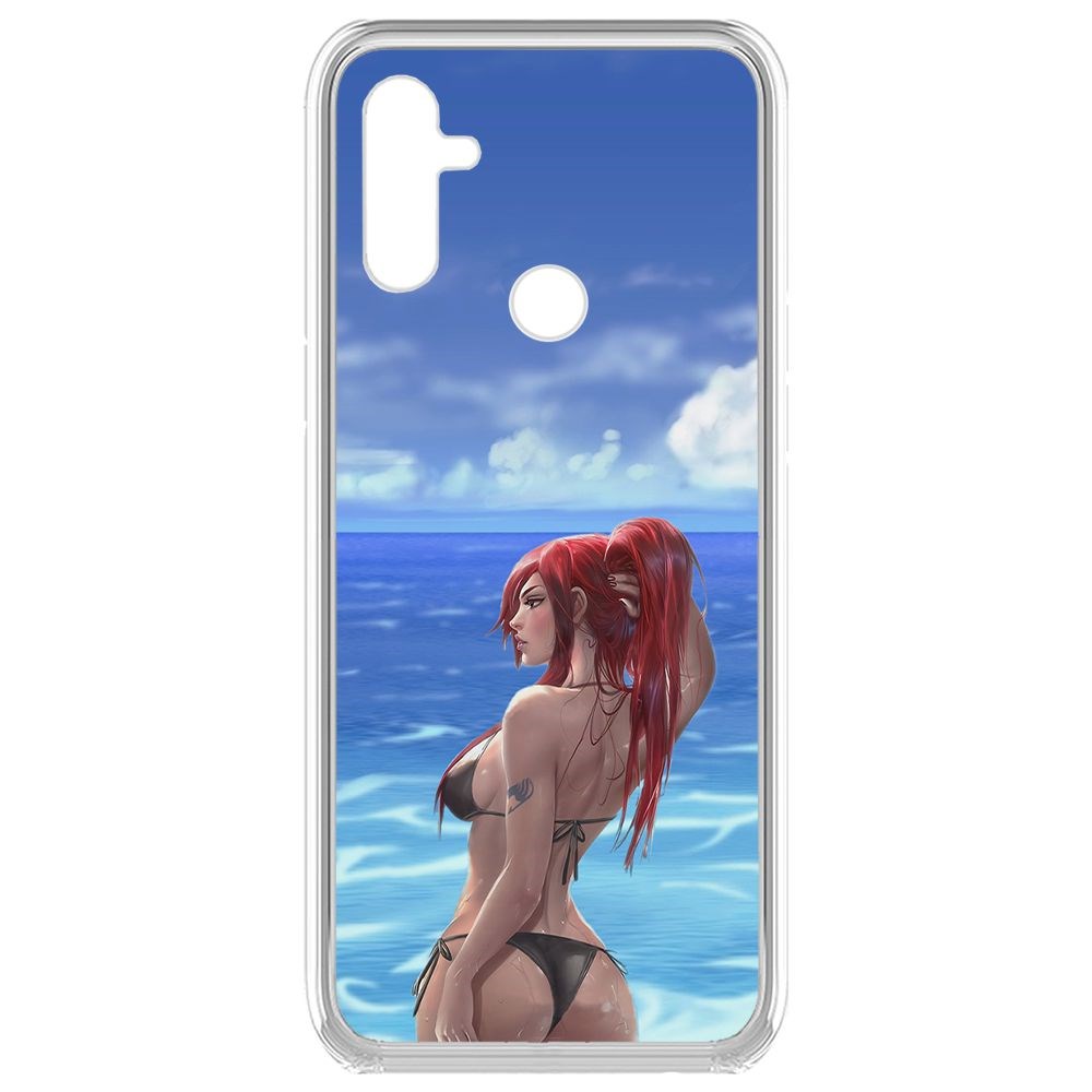 

Чехол-накладка Krutoff Clear Case Купальник женский для Realme C3, Прозрачный