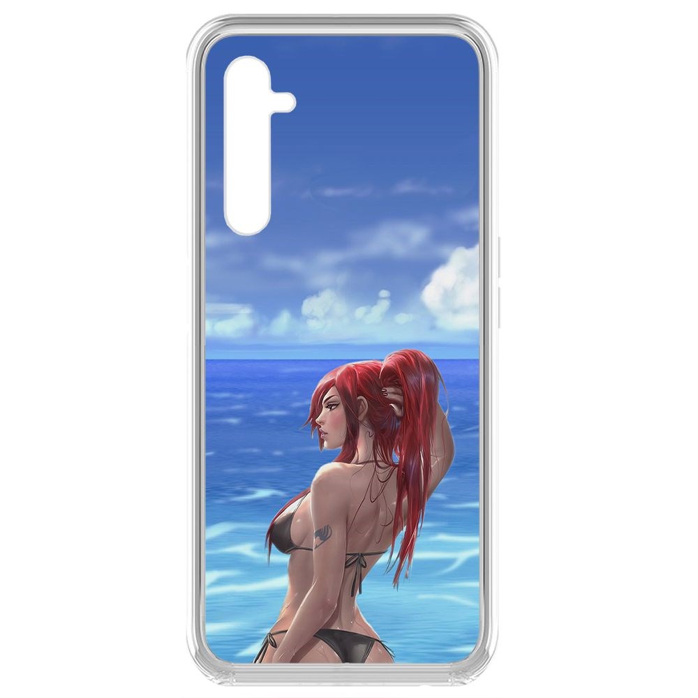 

Чехол-накладка Krutoff Clear Case Купальник женский для Realme 6 Pro