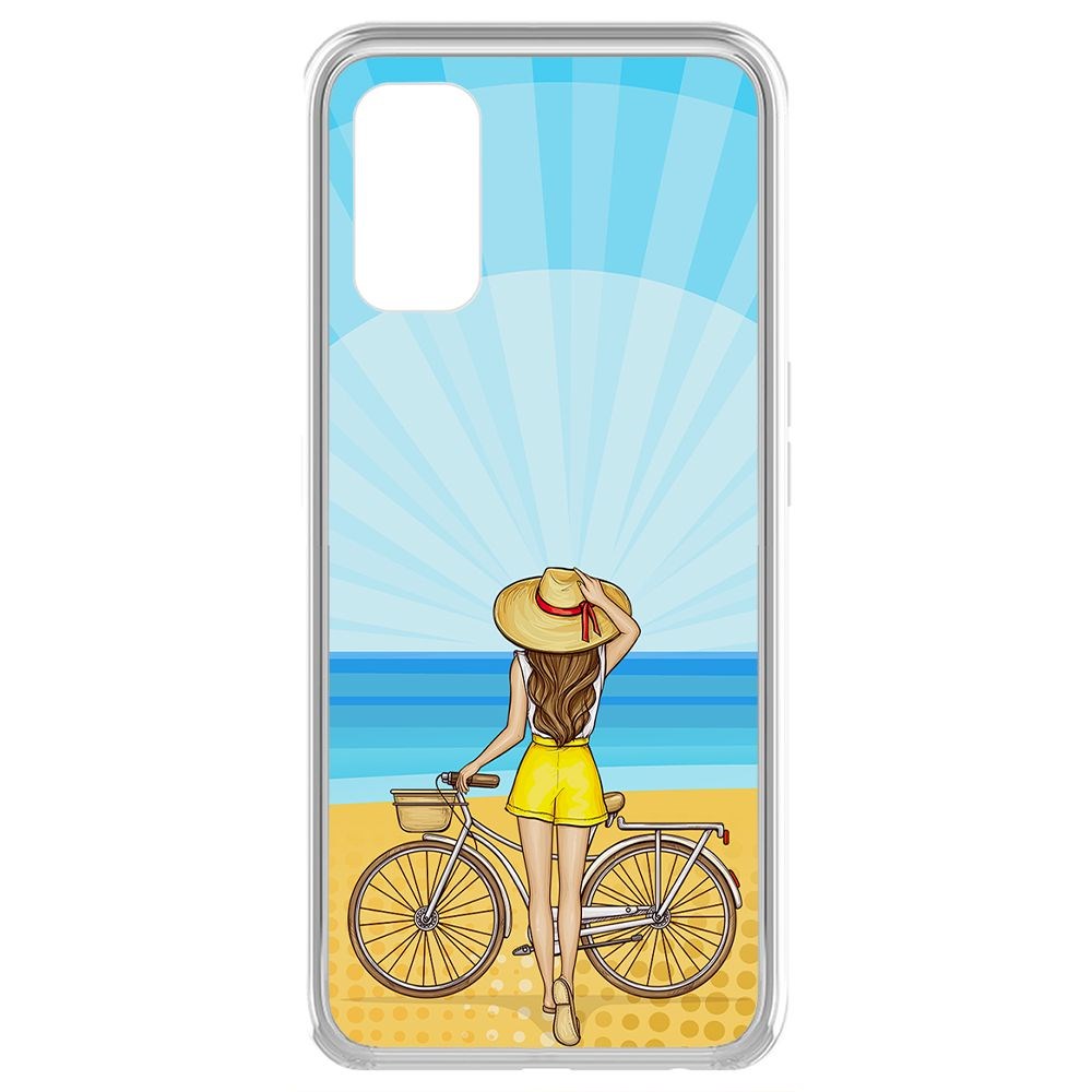 

Чехол-накладка Krutoff Clear Case Шорты женские для Realme 7 Pro