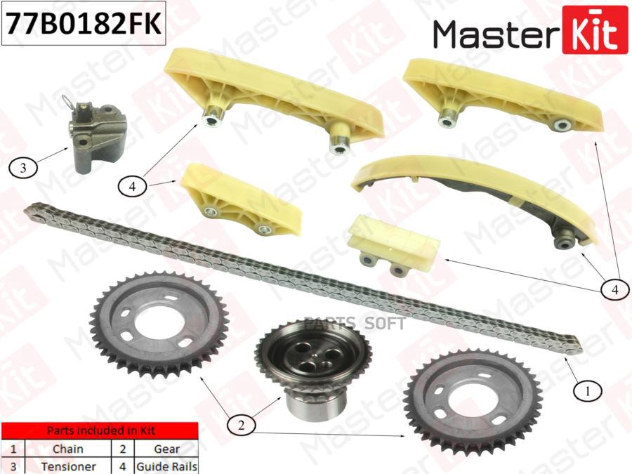 

Комплект цепи ГРМ FORD Transit/Mondeo 2.0 TDDi D5BA/SDBA/F3FA/ABFA 00-07