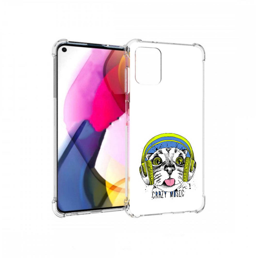 Чехол MyPads Tocco для Motorola Moto G кошка в наушниках рисунок (PT227060.366.403)