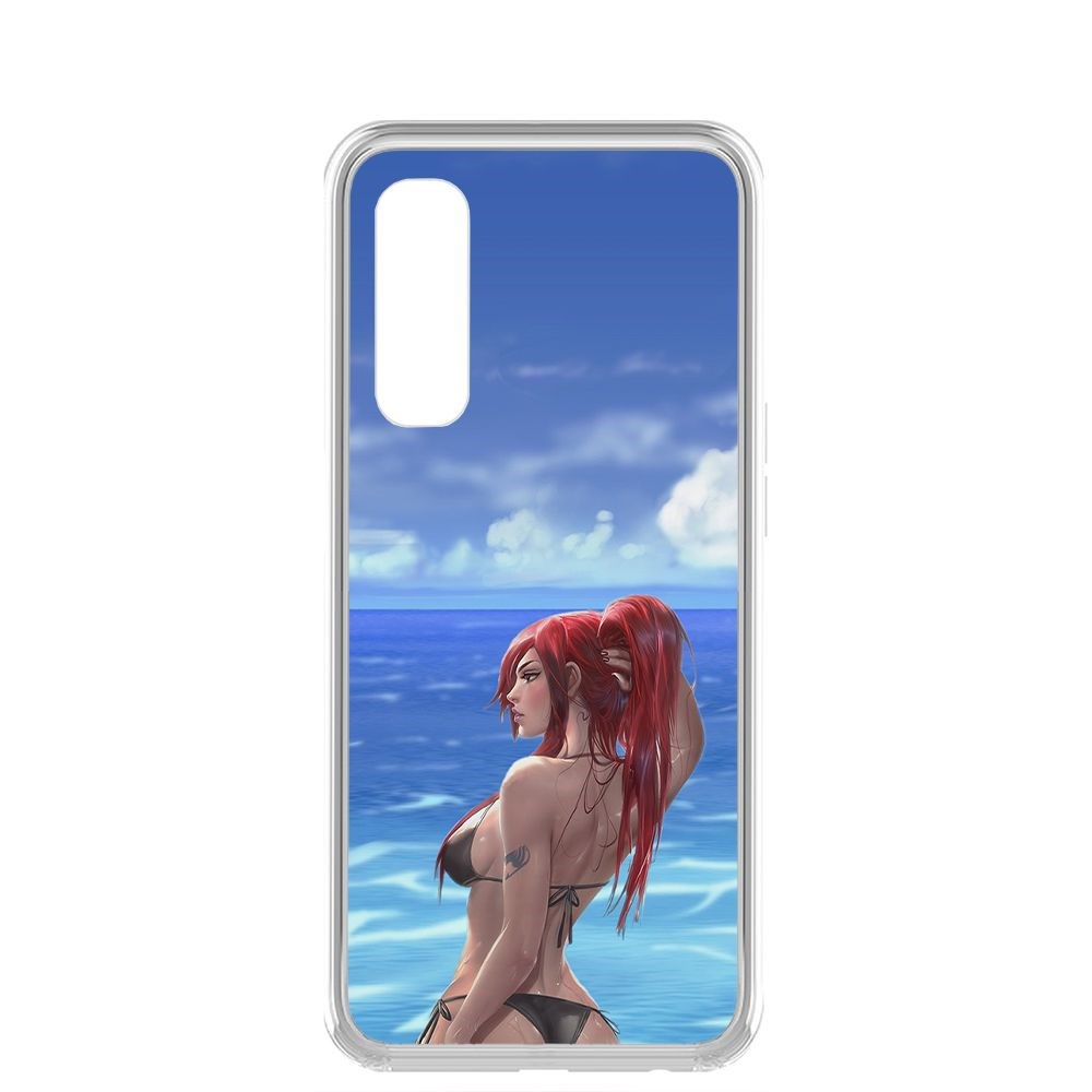 

Чехол-накладка Krutoff Clear Case Купальник женский для Realme 7