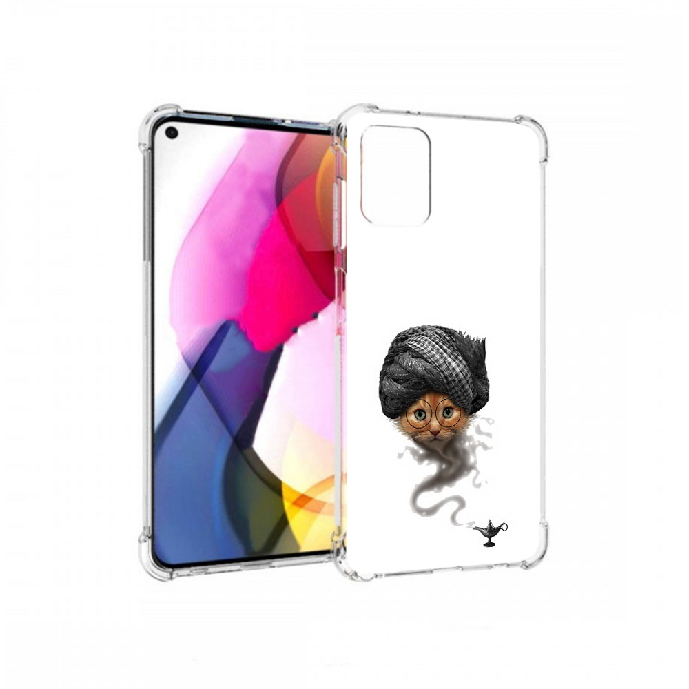 

Чехол MyPads Tocco для Motorola Moto G кот джин (PT227060.366.398), Прозрачный, Tocco