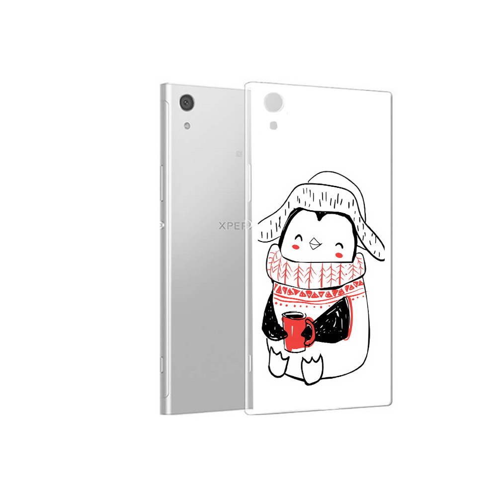 

Чехол MyPads Tocco для Sony Xperia XA1 Милый пингвин (PT67093.240.115), Прозрачный, Tocco