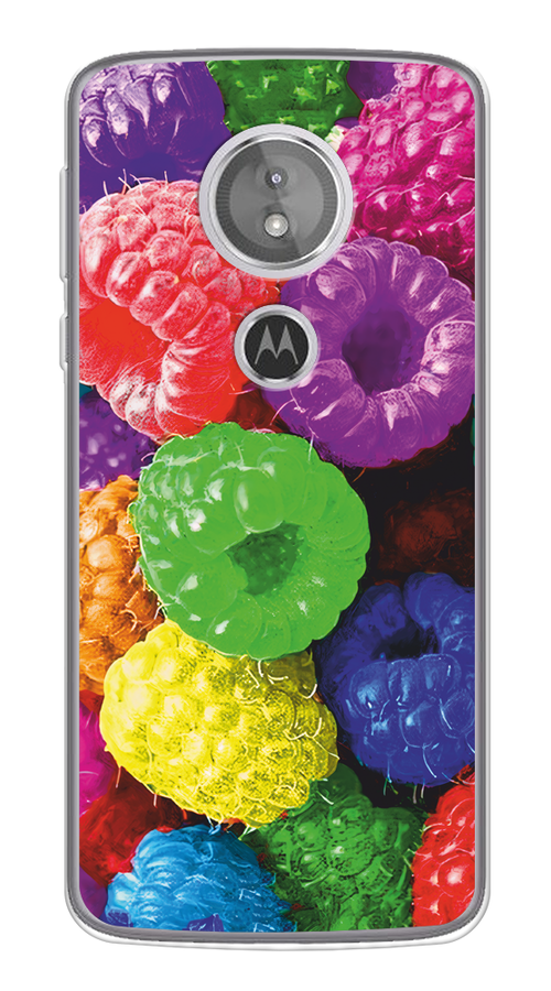 

Чехол Awog на Motorola Moto G6 Play / Моторола Мото G6 Плэй "Разноцветная малина", Разноцветный, 240950-10