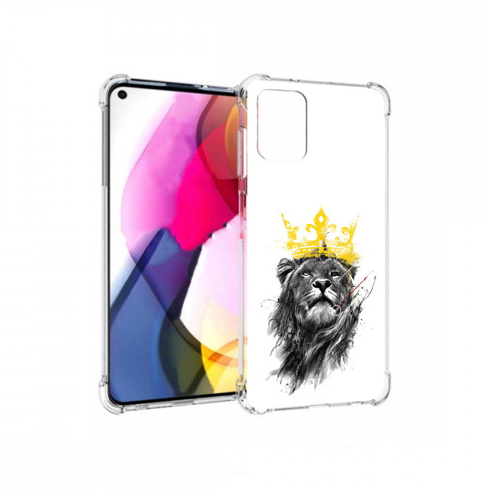 

Чехол MyPads Tocco для Motorola Moto G король-лев (PT227060.366.391), Прозрачный, Tocco