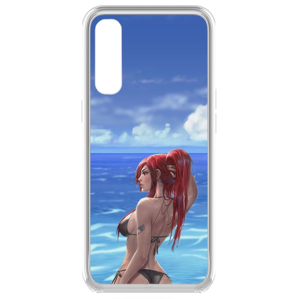 фото Чехол-накладка krutoff clear case купальник женский для oppo reno3 pro