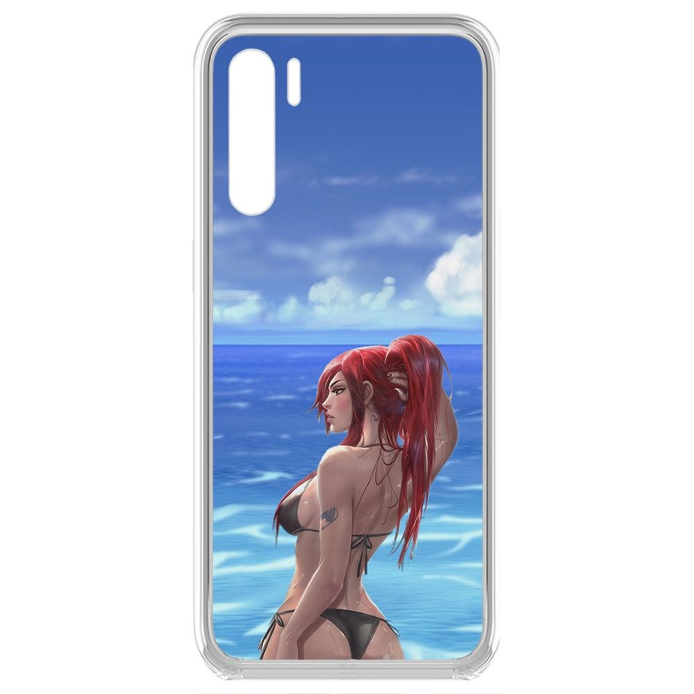 

Чехол-накладка Krutoff Clear Case Купальник женский для Oppo Reno3 international