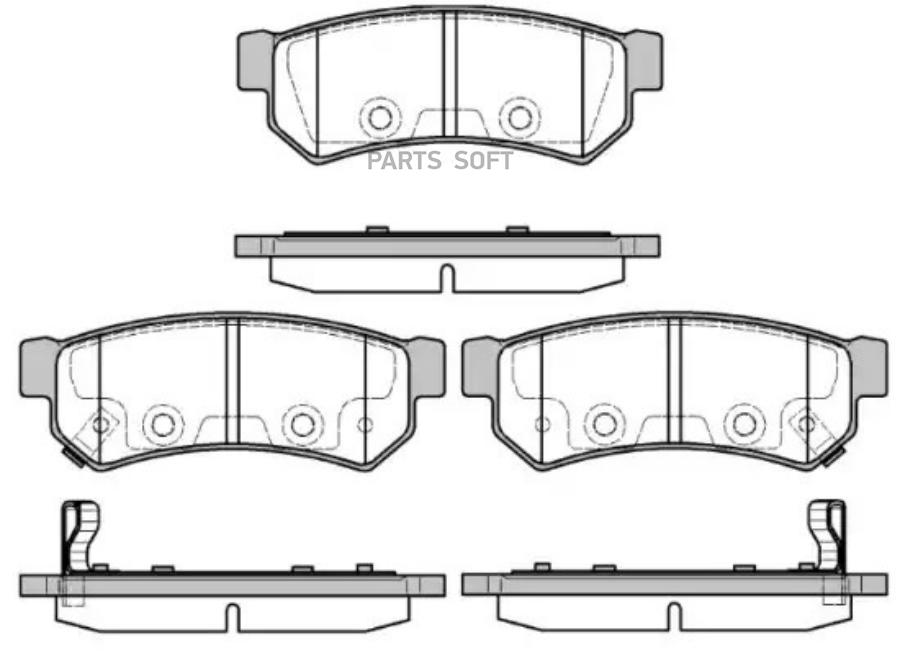 

Колодки ДИСКОВЫЕ ЗАДНИЕ CHEVROLET SPARK A 1048 12