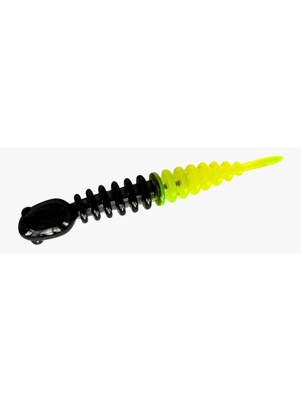 Силиконовая приманка TROUT BAIT в банке, CHUB 50, СЫР, COL. 18 (Black-Lemon)