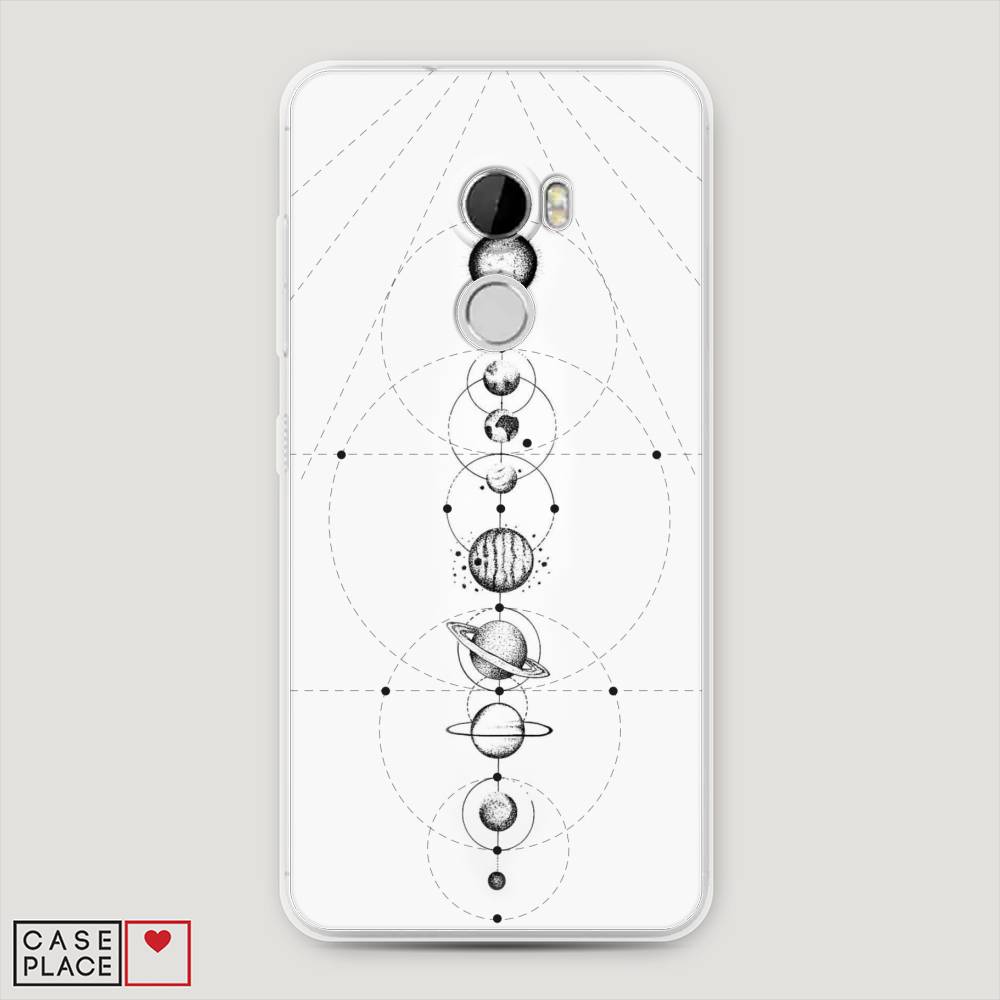 

Чехол на HTC One X10 "Парад планет", Серый, 101850-2