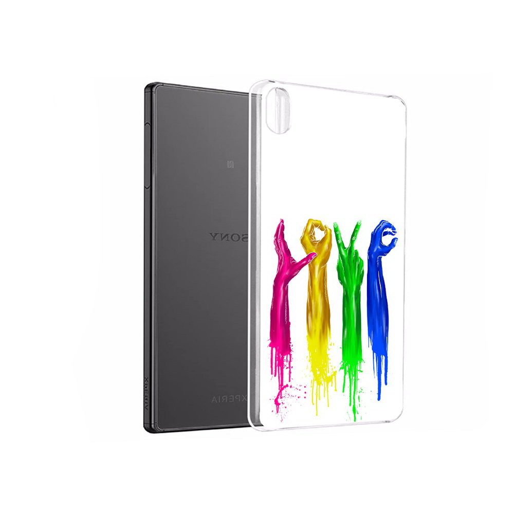 

Чехол MyPads Tocco для Sony Xperia X Performance яркие руки love (PT28977.239.707), Прозрачный, Tocco