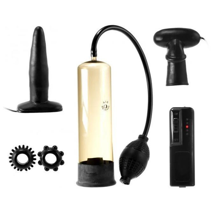 Набор Me You Us Male Collection Couples Kit 6 предметов черный