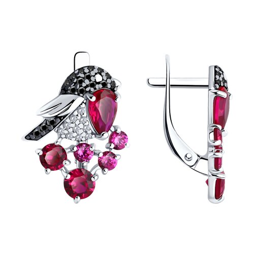 

Серьги из серебра TEO MAORI 894022616, фианит, 894022616