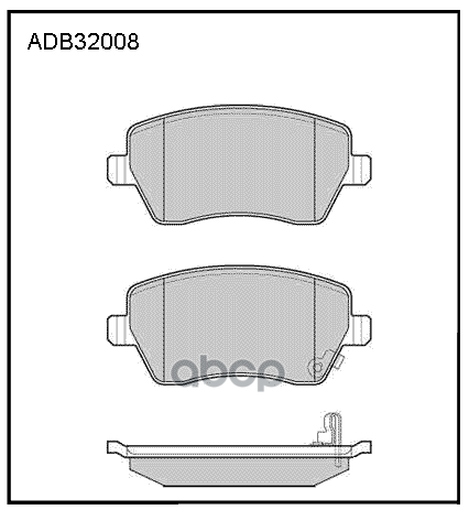 

Колодки Тормозные Opel/Suzuki Agila/Splash/Swift Iii Fr 02/05- ALLIED NIPPON арт. ADB32008