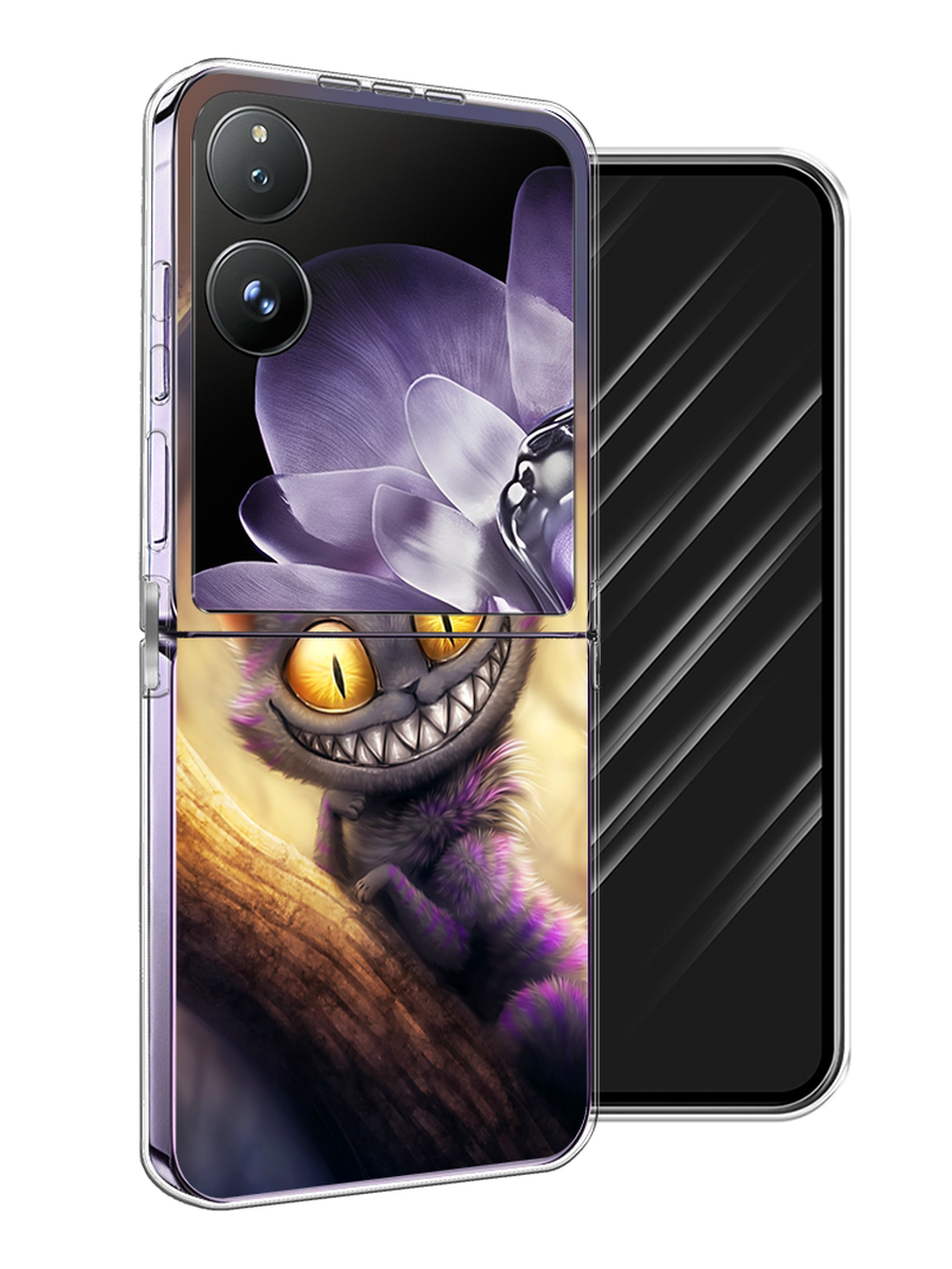 

Чехол Awog на Xiaomi Mix Flip "Cheshire Cat", Фиолетовый;желтый, 323150-1