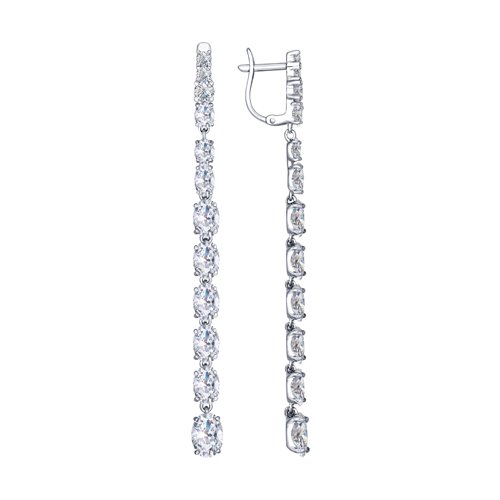 

Серьги из серебра TEO MAORI 894022461, фианит, 894022461