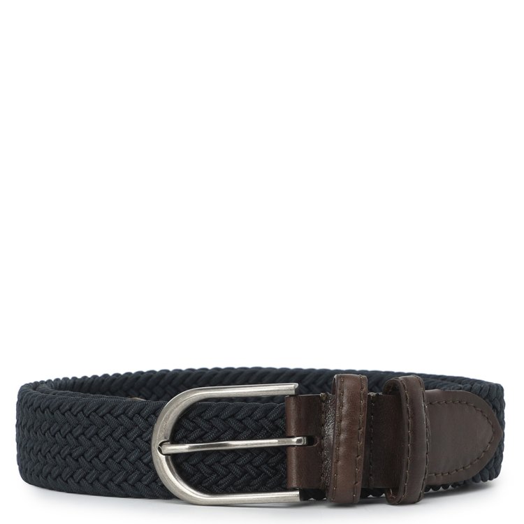 

Ремень унисекс Calzetti B-01M/BRAID_S темно-синий1, 80 см, Синий, B-01M/BRAID_S