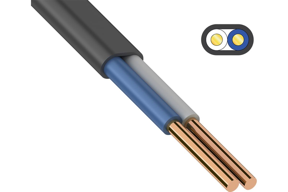 

Кабель ККЗ ВВГ-ПнгА-LS 2x6 мм 100 м ГОСТ 01-8220-2 KKZ40-00000512