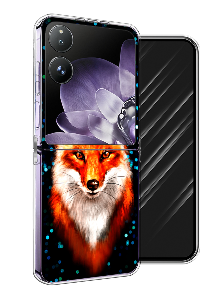 

Чехол Awog на Xiaomi Mix Flip "Волшебная лиса", Оранжевый;черный;белый, 323150-1