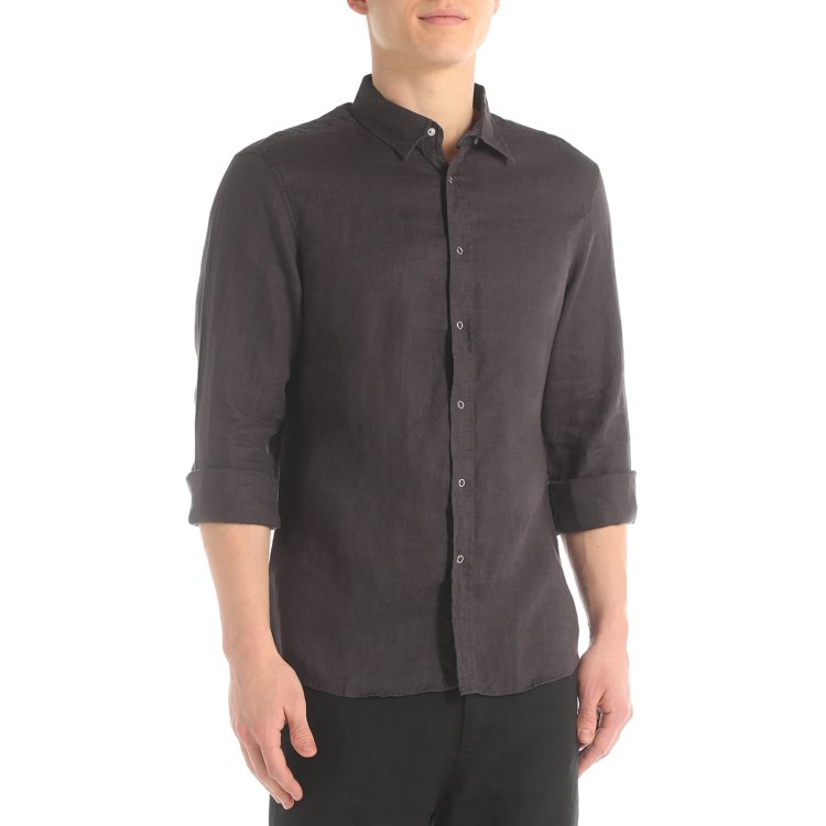 

Рубашка мужская Maison David ML2120 серая 3XL, ML2120