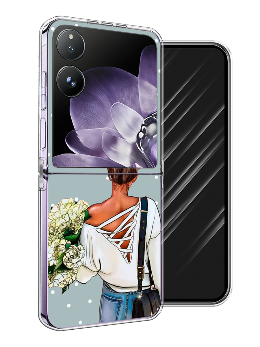 

Чехол Awog на Xiaomi Mix Flip "Beautiful day", Голубой;коричневый;бежевый, 323150-1